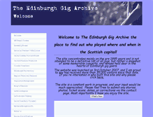Tablet Screenshot of edinburghgigarchive.com